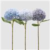 EDG Enzo De Gasperi Ortensia Set 3 Pezzi Fiori Artificiali 65cm Azzurro