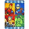 CARTOON Plaid Bambini Avengers Marvel 100 x 140 cm copertina morbida in pile 100% Poliestere 220 GSM calda e leggera ideale per cameretta lettino o divano