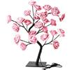Wapasezyar Lampada da Tavolo LED a Forma di Albero di Rose, Lampada a Rosa, Lampada a Fiori, Bianco Caldo, Lampada da Tavolo USB - Perfetto Regalo per la Festa della Mamma per Camera da Letto