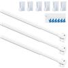 Venwemong 3 aste per vetrina con gancio adesivo, allungabili, per finestre, cucina, progetti fai da te, 40-70 cm