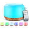 Generico Umidificatore Ultrasonico 300ml, Mini Diffusore Aromi Ultra Silenzioso con Luce Notte, Spegnimento Automatico Senza Acqua, Ideale per Camera da Letto, Ufficio, Stanza Piante,Timer 4-6 Ore diffusor oli