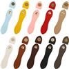Sxutop 10 Pezzi Fibbie Magnetiche a Scatto in Pelle 10 Colori Bottone a Pressione Chiusure Magnetiche in Pelle zum Aufnähen Bottoni a Pressione Cucire per Borse Portafogli Quaderni Giacche Fai Da Te
