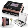 Omtofo 3 Piezas Libros Decorativos, Cajas de Almacenamiento con Libros Falsos Apilables para Decoración del Hogar, Estantería, Mesa de Café y Oficina