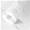 Hersvin - Rivestimento per cassetti, 44,5 x 500 cm, per mensole della cucina, non adesivo, protezione per armadi, rivestimento in plastica EVA, impermeabile, lavabile, lavabile, antiscivolo, a strisce