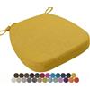 seokor Cuscini Per Sedia Cucina, 40x38/43x40/43x42cm Rimovibile Cuscino per Sedia,U-Shape Memory Foam Cuscini Per Sedia, Lavabile Cuscino per Sedia da Pranzo, for Interni Esterni Giardino(Color5,43x42x3cm)