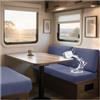 NNSMUN Carovana Copricuscino Per Divano, Copricuscini Per Tavolo Da Pranzo per Camper Jacquard, Fodere Per Cuscini Per Dinette Coprisedili per roulotte Per RV Auto (Blue,L 40-65cm,W 40-65cm)