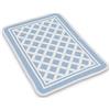 Casatessile Tappeto Multiuso Cotone 50X75 cm. MILLEUSI Tappeto Bagno Assorbente, Tappeto Cotone - Azzurro