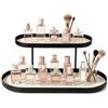 InfiniteRelax Organizer per profumi in metallo, mensola profumata con morbida imbottitura, per la conservazione dei profumi, senza montaggio con design moderno, ideale come decorazione per la camera da letto e