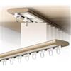Generic Binario per tenda da soffitto per camper, ufficio, casa, divisorio, ultra sottile, in alluminio