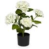 HJH Office Fiore artificiale in vaso, 52 cm, ortensia artificiale