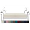 YSTELLAA Copriseduta Divano Elasticizzato, Copricuscino Divano, Universale Coprisedile Per Divano, Sofa Copri Cuscino Divano, Copri Seduta Per Divano, Copricuscini Divano, 2 Posti, Bianco Crema