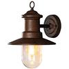 Konstsmide Lampada da parete a LED vintage di alta qualità effetto ruggine - versatile illuminazione esterna per casa e terrazza