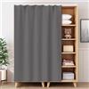 GZGLZDQ Tendine Sottolavello Cucina con Binario Scorrevole, Autoadesivo per Mobili, Microfelpa Cucina Scorrevole, per Armadi, Scarpe, Librerie(Gray,120 x 50 cm)