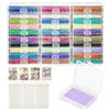 Tenflyer 30 contenitori per pittura con diamantini, vassoi con coperchio, contenitore per pittura con diamantini, organizer per perline artistiche con diamanti