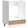 vidaXL Armadio per Forno Kalmar Rovere Artigianale Legno Multistrato, unità Forno, Armadio Forno da Cucina, unità Base Forno, unità Forno da Cucina