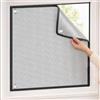 NRQCJM Pannello Oscurante Vetri Alluminio Senza Fori, Pellicola Isolante Termica Finestre Mansarda, Alternativa a Tende per Lucernari, Protezione Solare Freddo(Black,45x100cm)