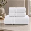 B O S A L O N I Set BOSALONI HOME Asciugamani Bagno 3 Pz - Composto da 1x Asciugamano Viso 50x100 cm + 2x Asciugamani Bidet 34x74 cm, Cotone 100% Morbido e Ultra Assorbente - Doccia, Viso (Bianco)