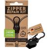 Zlideon Kit Riparazione Cerniere in Plastica - 1 pz, Nero (XL) | Cursore di Ricambio Istantaneo per Zip di Abbigliamento per Bambini, Abbigliamento Sportivo, Copripiumini | Prodotto in Germania