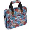 Generic Borsa organizzata per lavori a maglia, kit leggero per lavori a maglia, borse compatte con scomparti, borsa portatile all'uncinetto, 32 x 8 x 30 cm, per cerchi da ricamo, filo interdentale, kit