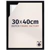 Dutch Frame Factory - Cornice a cassetta per tela - Nero Opaco - Compatibile con telaio - MDF - Lausanne