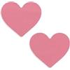 ZNQNDSR Pelle Adesiva per Riparazioni Toppe di Riparazione in Pelle A Forma di Cuore, Tagliabili, Autoadesive, con Texture Litchi, per Divani, Sedili Auto E Giacche(Pink)