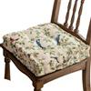 Surwin Cuscino Quadrato, Fiori Uccelli 40x40cm Cuscino Meditazione Materasso da Pavimento Cuscini per Esterno Cuscino Yoga per Soggiorno, Camera da Letto, Patio e Altro (Beige)