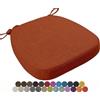 seokor Cuscini Per Sedia Cucina, 40x38/43x40/43x42cm Rimovibile Cuscino per Sedia,U-Shape Memory Foam Cuscini Per Sedia, Lavabile Cuscino per Sedia da Pranzo, for Interni Esterni Giardino(Color21,43x40x3cm)