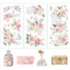 Joeyan 3PCS Rose e Fiori Transfer Stickers,Adesivi per Mobili e Artigianato | Trasferibili a Decalcomania ,DIY Decorativi per Casa Madia Cucina Ufficio Domestico,per Legno Vetro e Plastica,15x30cm