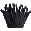 ACCESSOIRES LEDUC LEDUC - 10 cerniere invisibili, 40 cm, in nylon, larghezza 2,4 cm, alta qualità, cucito, cuscino, gonna, pantaloni, tasca corta