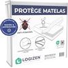 LOGIZEN Coprimaterasso completo 90 x 190 cm, certificato in laboratorio, certificato Oeko-Tex, impermeabile, qualità professionale