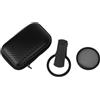 MoSundi Kit filtro polarizzatore circolare clip-on da 52 mm per iPhone e smartphone, filtro CPL per riduzione dell'abbagliamento, maggiore saturazione del colore, con custodia in pelle e panno di
