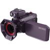 MoSundi Fotocamera digitale 4K UHD WiFi con zoom 50X, 53MP, visione notturna e batteria 2500mAh, nero viola