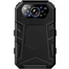 MJFVN Telecamera a prova di esplosione 2160P Mini telecamera portatile for corpo 4K HD Visione notturna a infrarossi Body Cam for polizia 16G-512GB Mini videocamera(With 512G TF Card)