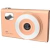 MoSundi Videocamera digitale con registrazione 1080p, foto da 48 MP, zoom 16X e messa a fuoco automatica avanzata per fotografie chiare e vivaci (arancione)