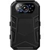 MJFVN Telecamera a prova di esplosione 2160P Mini telecamera portatile for corpo 4K HD Visione notturna a infrarossi Body Cam for polizia 16G-512GB Mini videocamera(With 64G TF Card)
