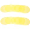 POPETPOP 15 Pezzi Pellicola Adesiva Rotonda in Gel Pet Filtro Luce Calda Gialla per Faretti LED Flessibile Uso Domestico ed Eventi Illuminazione D'atmosfera