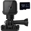 MJFVN Piccola telecamera wireless ad alta definizione 1080P, mini telecamera DV Hotspot, telecamera for sport all'aria aperta, registratore di guida for motociclette(Camera 64G card)
