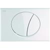 MEPA Piastra WC Sun 2-M (Bianco, 245 x 165 x 13 mm, in plastica, azionamento Anteriore, Tecnologia di risciacquo a 2 quantità, Meccanica per Cassette Sanicontrol UP Tipo R11 Loopingtechnic) 421600
