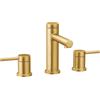 Moen T6193BG Align Due Maniglie Moderna 8 Pollici Diffuso Bagno Kit Trim Kit Valvola Richiesta, Oro Spazzolato