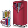 FQMYLTYN Stendibiancheria Elettrico Portatile, Stendibiancheria Riscaldato da 900 W, Armadio per Asciugatura ad Aria Calda per Interni a Basso Consumo Elettrico in Acciaio Inossidabile a Doppio Strato (Color