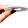 4R Quattroerre.it 10452 Trim Stripes Strisce Adesive per Auto, Bianco, 3 mm x 10 mt