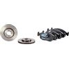 Brembo 09.5843.11 Disco Freno con Verniciatura UV Anteriore & P 11 031 Pastiglia Freno Anteriore