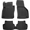SCOUTT Tappetini Auto in Gomma Su Misura per Skoda Octavia 3 2013-2019, Set da 4 Pezzi, Tappeti 3D Design con Bordo Alto, Inodore, Qualità Premium