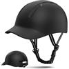 Shinmax Casco da Bici con Visiera Uomo Donna, Leggero e Traspirante, Regolabile, Casco da bicicletta per Ciclismo Urbano, Trekking, Commuting e Monopattino Elettrico (Grigio, L:55-60cm)