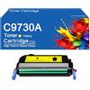 SEMTGJ Cartuccia toner di ricambio C9730A (645A) per stampanti HP Color LaserJet 5550dn 5550n 5500dn 5500n.,C9730A-Yellow