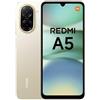 XIAOMI Redmi A5 3G smartphone, 3+64GB, Oro, schermo grande 6,88", fotocamera principale da 32MP, batteria da 5200 mAh (tipo), caricabatterie non incluso