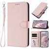 XINQCASE per Samsung Galaxy A56 5G, Custodia a Portafoglio in Pelle PU [Tracolla Staccabile], Flip Libro Custodia Cover per Samsung A56 5G, Rosa