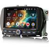 GONFEN 7 IPS Schermo 4GB+64GB 8-Core Android 16 DAB+ Autoradio per FIAT 500/500C/500S/500E 2016-2019 con GPS Navigatore Supporto senza fili CarPlay Android Auto WiFi 4G DSP Bluetooth 5.0 USB CANBus TPMS OBD