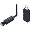 PDDAXLQUE DX-CP24 RS485 a Bluetooth Serial Adapter Industrial Wireless Bluetooth Communication Module to RS485 Converter, Cambiare 485 Wired Device to Wireless, Supporta Modbus Protocollo, DC 5-36V (CP24 per PC