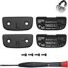 Adhiper Slider di ricambio per cuffie Beyerdynamic DT 770 Pro/DT990 Pro/DT880 Pro/DT770/DT880/DT880 Pro HT/DT790/DT797/HS200 Dyn, kit di ricambio con clip laterale per fascia (nero)